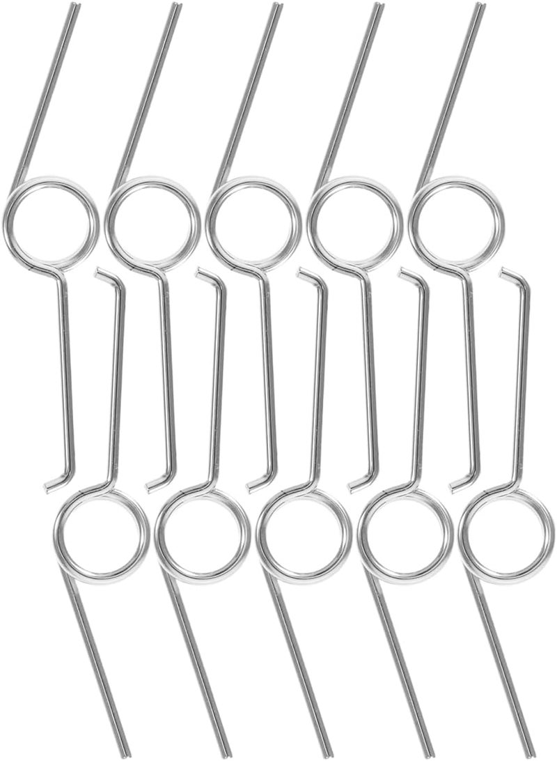 FONDOTIN Trash can Lid Springs Replacement - Metal Torsional Springs for Garbage Bin Covers Easy Installation Universal Fit for Various Trash Bins - Image 1